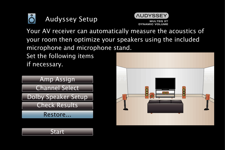 GUI Audyssey X24
